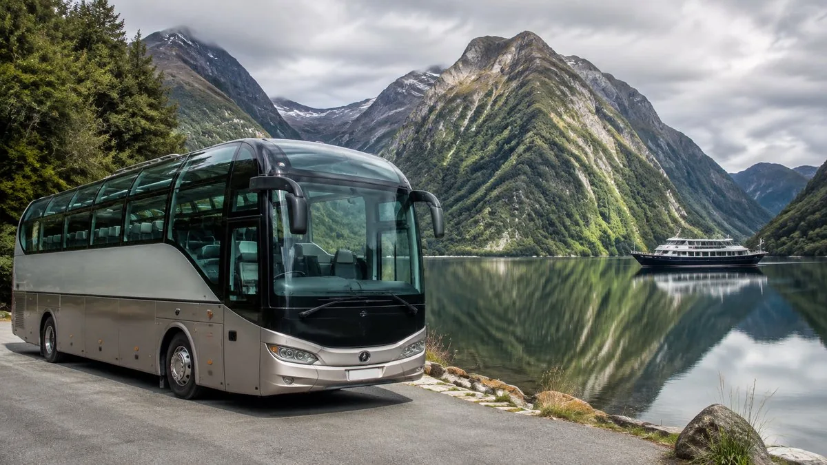 From Queenstown: Milford Sound Cruise and Coach Day Tour